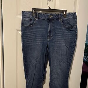 Maurices Dark Blue Straight Leg Jeans